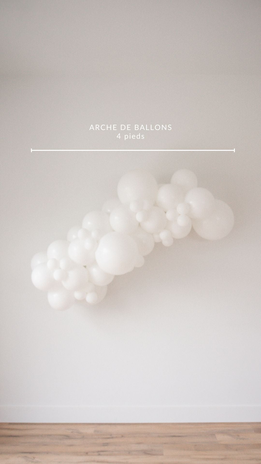 Arche de ballons ''DIY'' - Naturel