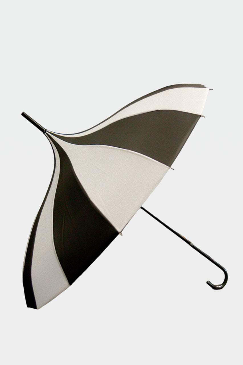 Parapluie cirque - Noir et blanc