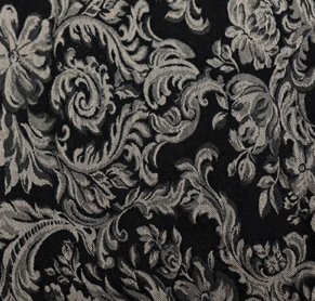 Serviette de table Miranda Damask - Noir