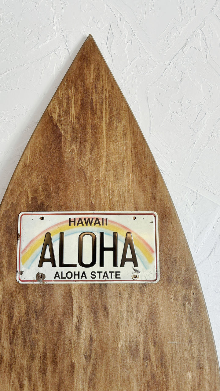 Plaque Aloha